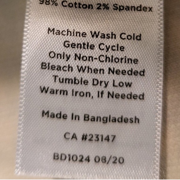 Talbots Gingham, Corduroy high waisted slimming Pant Sz 12 NWT - Picture 12 of 12